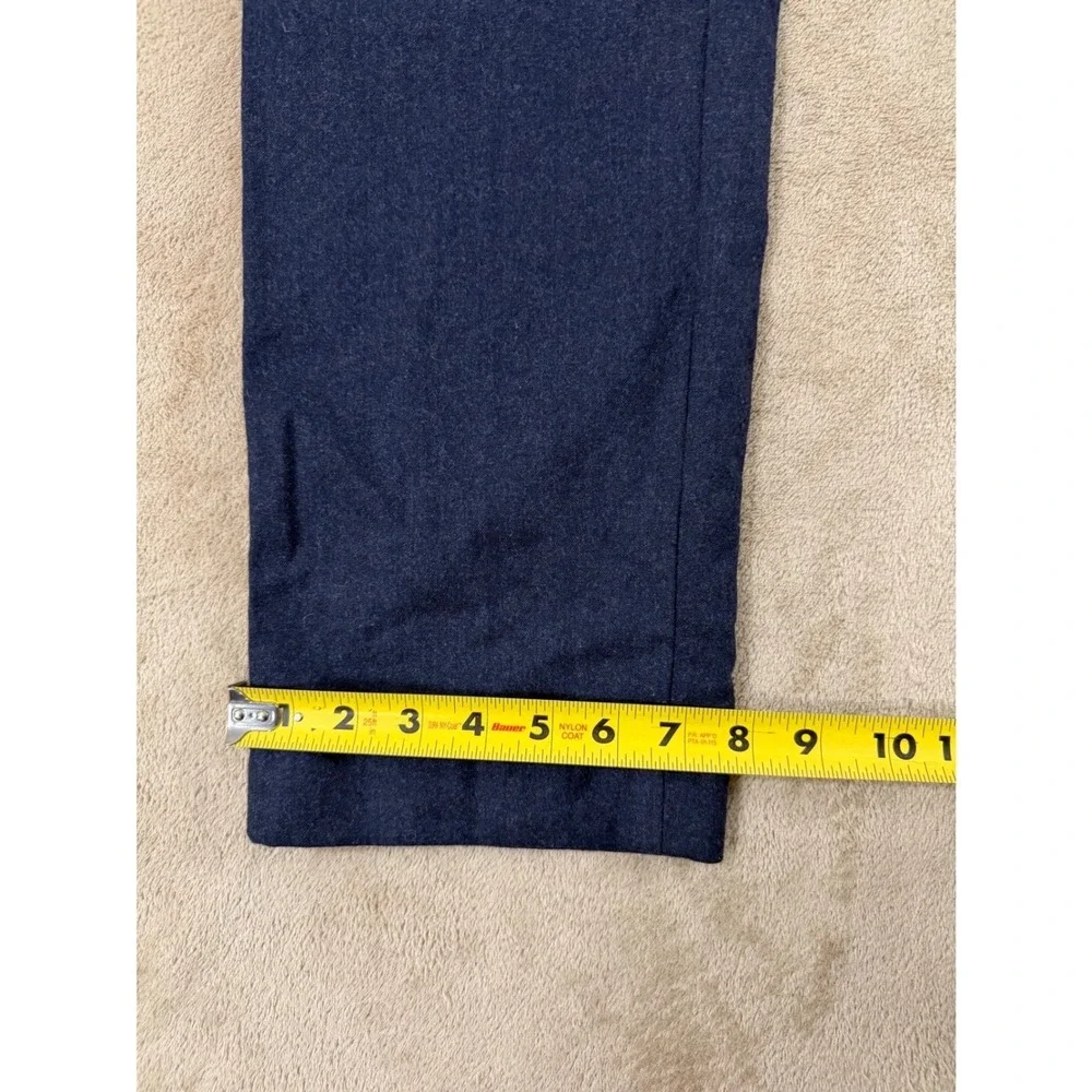 Banana Republic‎ Flannel 120s Vitale Barberis Men  31x30 Blue Wool Tapered EUC